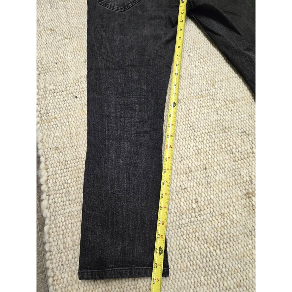 STYLISH BLACK DENIM JEANS BY ZARA 32x26 GREAT CONDITION - Picture 4 of 6